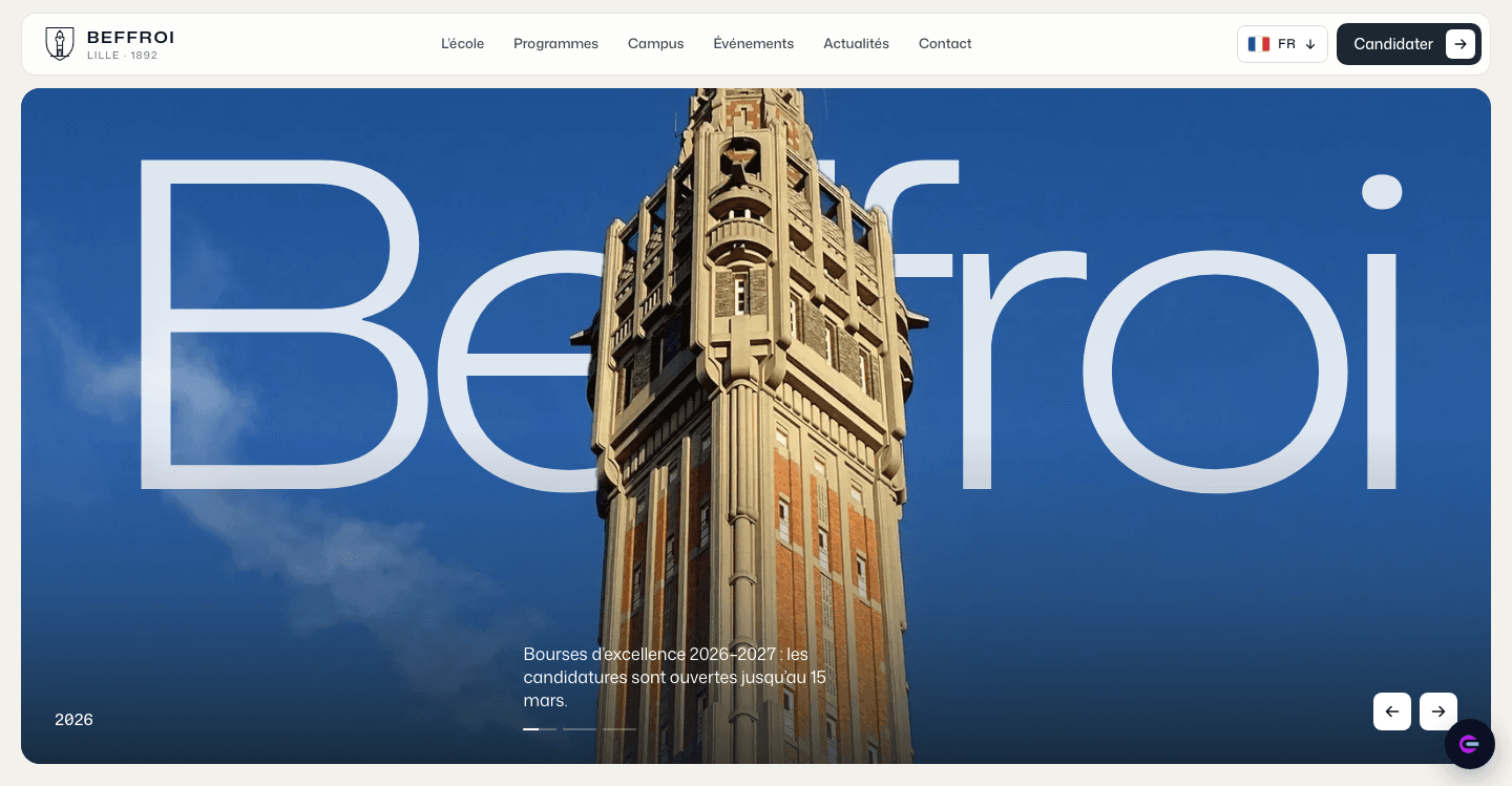 Visuel du projet Beffroi